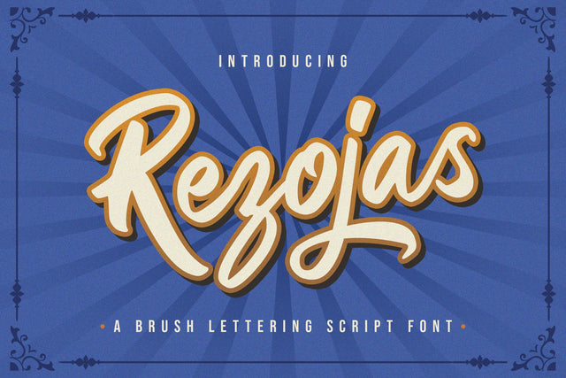 Rezojas - Bold Script Font Font StringLabs 