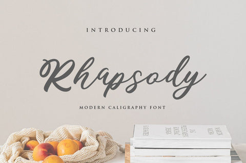 Rhapsody Script Font Anastasia 