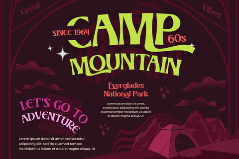 RHELAX | Groovy Retro Font Font twinletter 