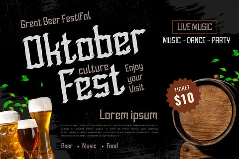 RHESON Blackletter font Font twinletter 