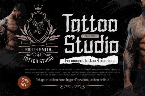 RHESON Blackletter font Font twinletter 