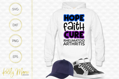 Rheumatoid Arthritis Awareness Cut File Kelly Maree Design 