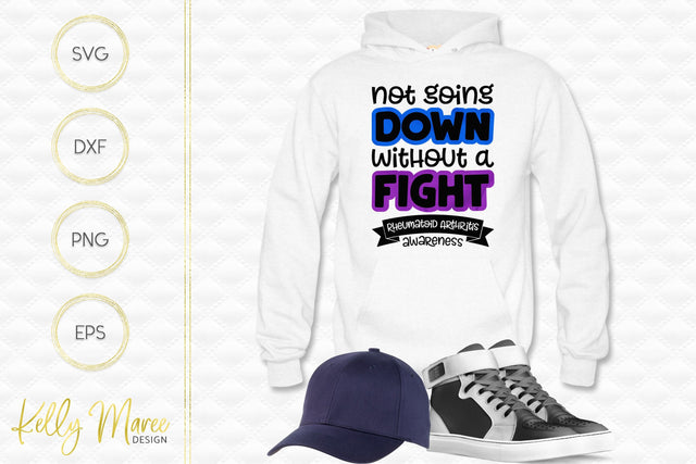 Rheumatoid Arthritis Awareness Cut File Kelly Maree Design 