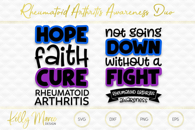 Rheumatoid Arthritis Cut File Duo Kelly Maree Design 