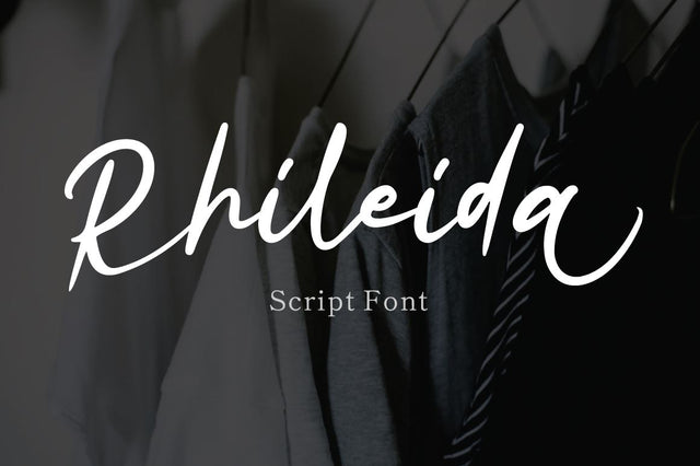 Rhileida - Script Font Font Attype studio 