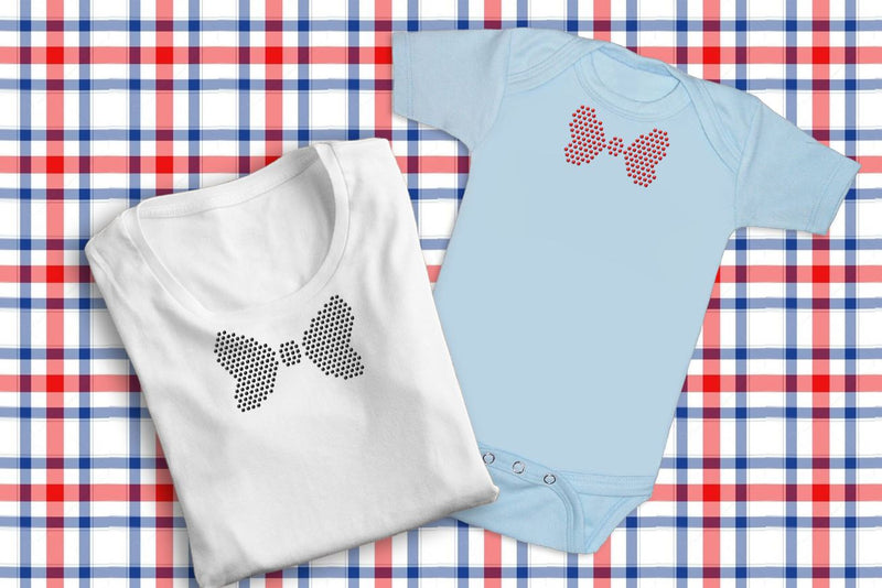 Rhinestone Bow Ties Template SVG Risa Rocks It 