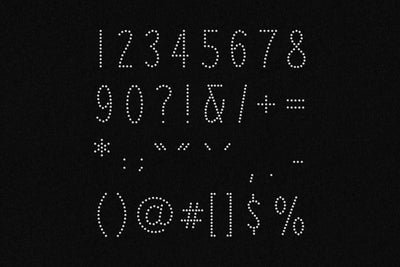 Rhinestone Deco Numbers and Punctuation SVG Risa Rocks It 