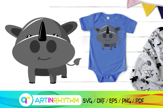 rhinoceros svg, rhino svg, animals svg SVG Artinrhythm shop 