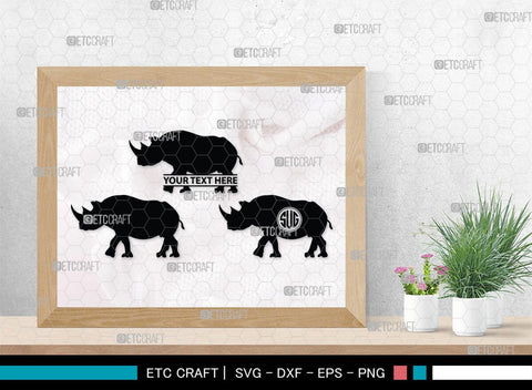 Rhinos Monogram, Rhinos Silhouette, Rhinos SVG, Rhinos Sale Svg, Rhino Svg, Rhinoceros Svg, Safari Animal Svg, SB00310 SVG ETC Craft 