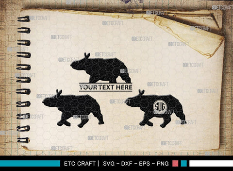 Rhinos Monogram, Rhinos Silhouette, Rhinos SVG, Rhinos Sale Svg, Rhino Svg, Rhinoceros Svg, Safari Animal Svg, SB00310 SVG ETC Craft 