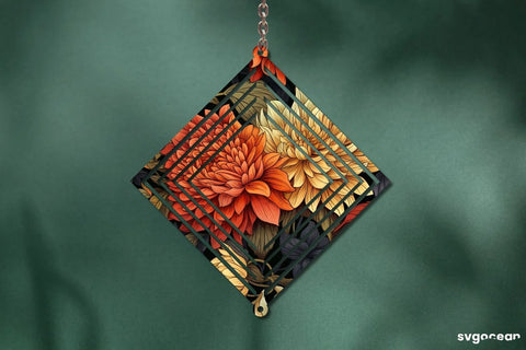 Rhombus Wind Spinner Canva Mockup | Editable | Easy to use Mock Up Photo SvgOcean 