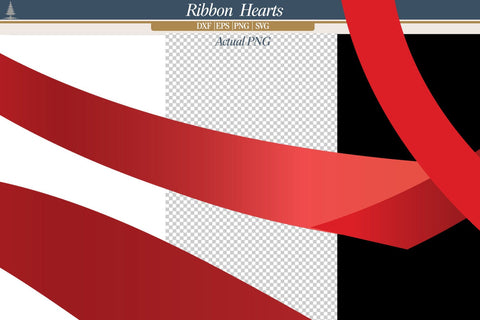 Ribbon Hearts SVG AfterTenDesign 