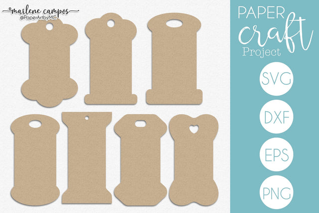 Ribbon Spools Patterns | SET of 7 | Cut Files | SVG SVG Marlene Campos 