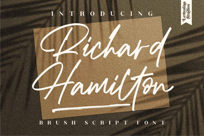 Richard Hamilton Font Letterena Studios 