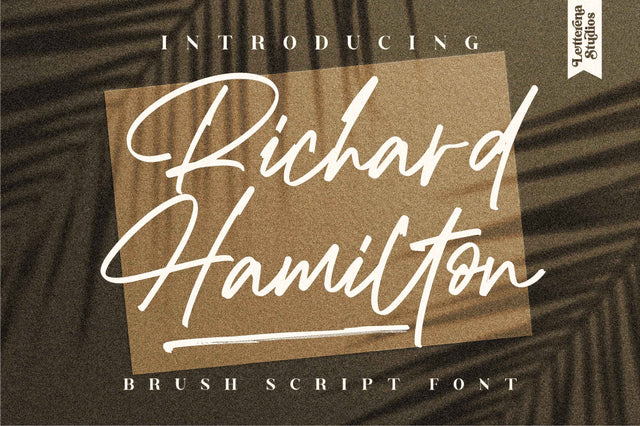 Richard Hamilton Font Letterena Studios 