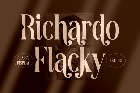 Richardo Flacky Typeface Font Storytype Studio 