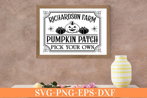 Richardson farm pumpkin patch pick your own SVG SVG DESIGNISTIC 