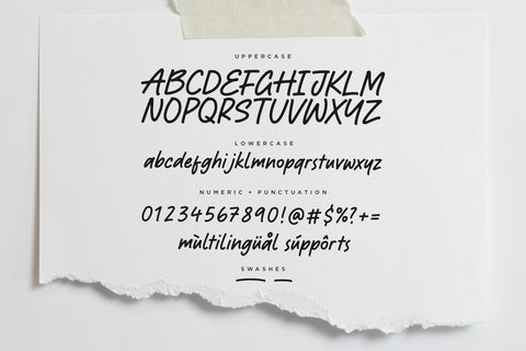 Richglory Handbrushed Font Font Letterative 