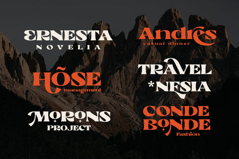 Rickson - Bold Serif Font Arterfak Project 