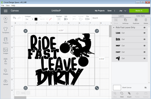 Ride Fast Leave Dirty svg | ATV cut file SVG CreativeStudioTM 