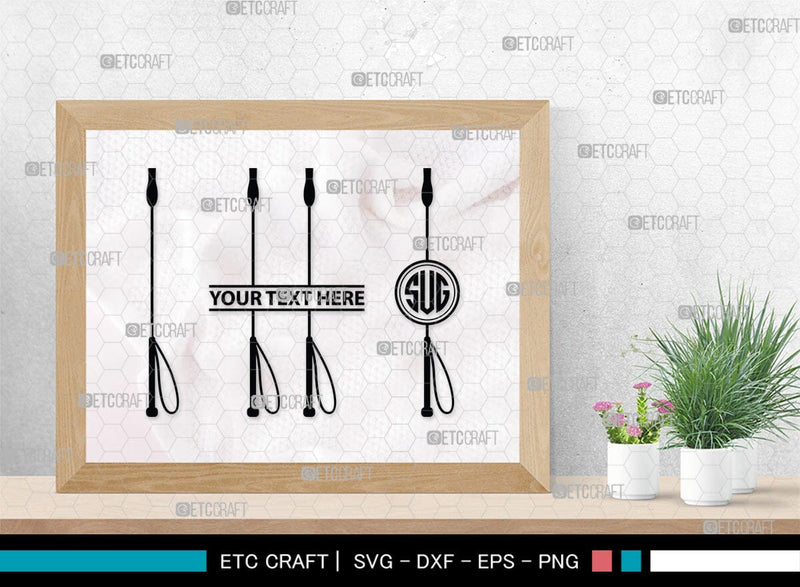 Riding Crops Monogram, Riding Crops Silhouette, Riding Crops SVG, Eque ...
