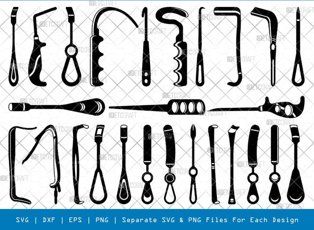 Right Angled Retractor Silhouette Svg Cricut Cut Files Png Bundle, SB01077 SVG ETC Craft 