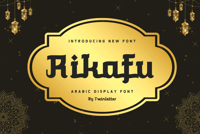 Rikafu Font twinletter 