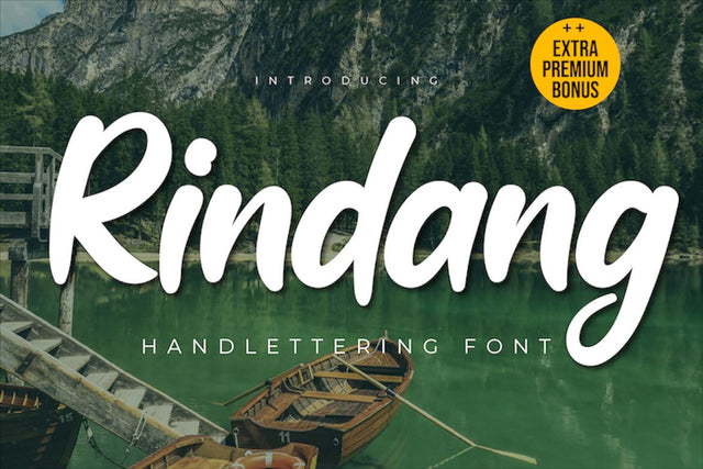 Rindang Font twinletter 