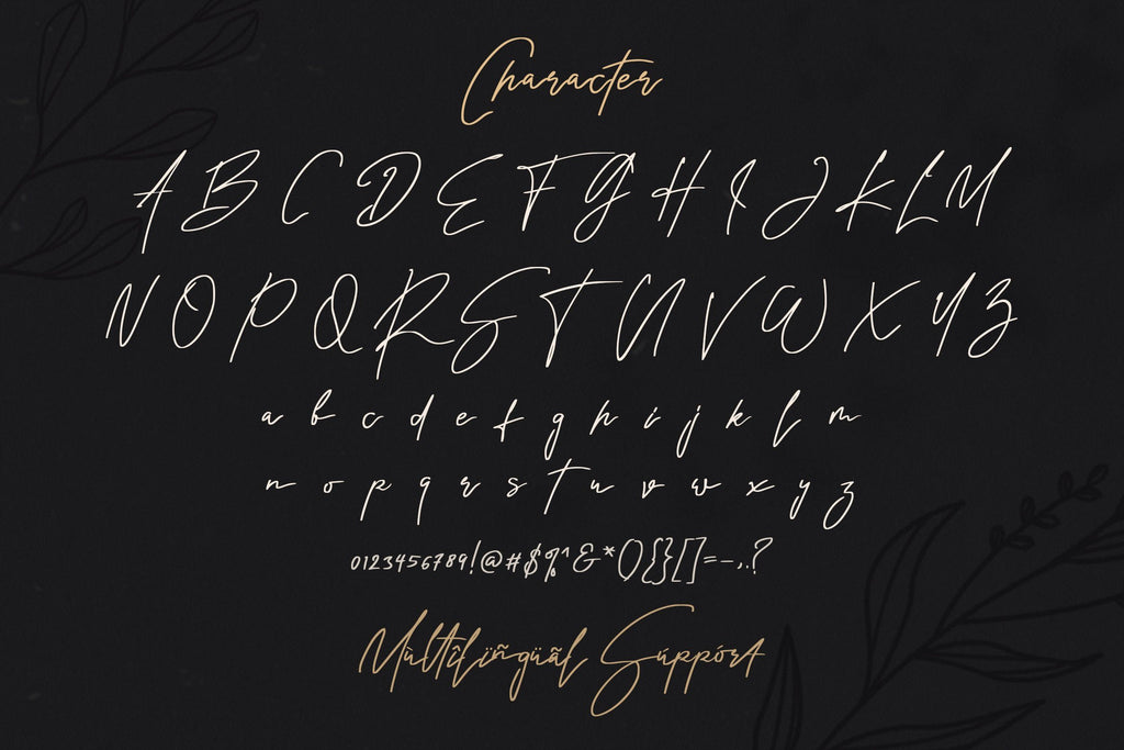 Rindu Alam - Signature Script Font - So Fontsy