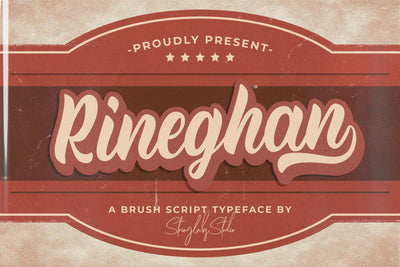 Rineghan - Bold Script Font Font StringLabs 