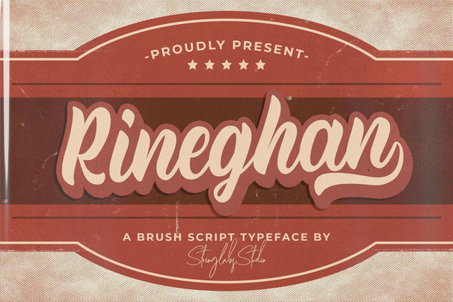 Rineghan - Bold Script Font Font StringLabs 