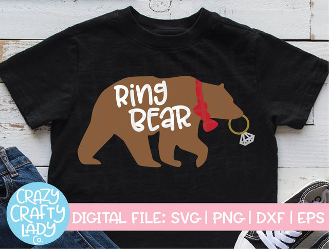 Ring Bear SVG Crazy Crafty Lady Co. 