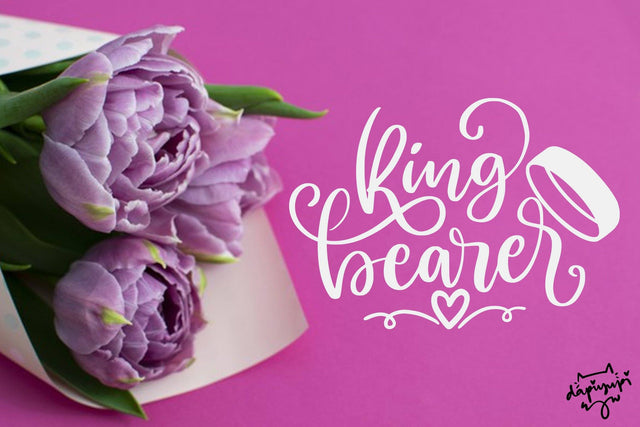 Ring Bearer SVG Bridal Quotes SVG dapiyupi store 