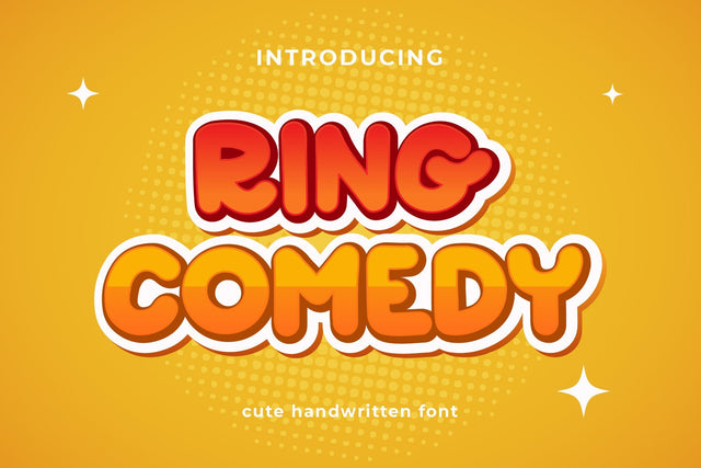 Ring Comedy Font jafarnation 