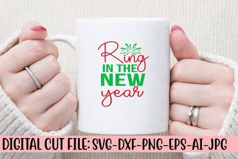 Ring In The New Year SVG Cut File SVG Syaman 
