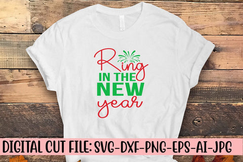 Ring In The New Year SVG Cut File SVG Syaman 