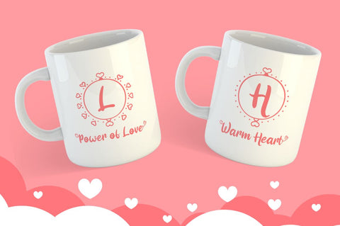 Ring Love Monogram Font Attype studio 