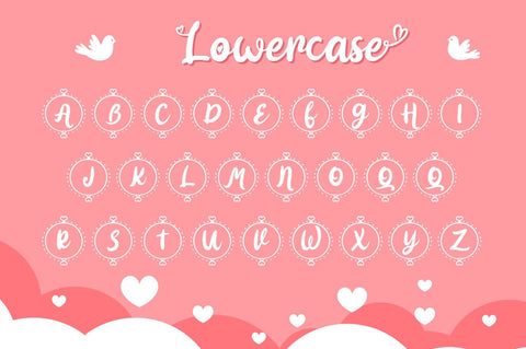 Ring Love Monogram Font Attype studio 