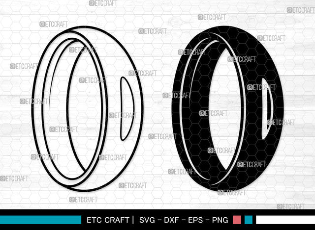 Ring SVG, Engagement Rings SVG, Diamond Ring Svg, Wedding Bands Svg, Couple Rings Svg, Ring SVG ETC Craft 
