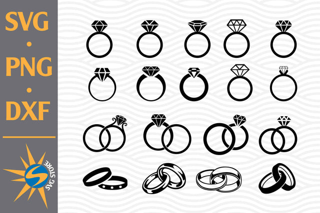 Ring SVG, PNG, DXF Digital Files Include SVG SVGStoreShop 