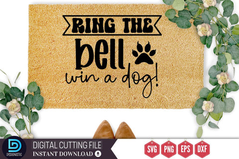 Ring the bell win a dog SVG SVG DESIGNISTIC 
