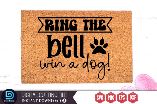 Ring the bell win a dog SVG SVG DESIGNISTIC 
