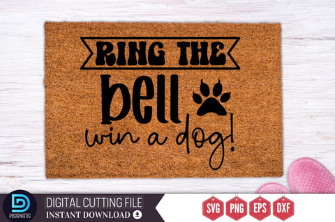 Ring the bell win a dog SVG SVG DESIGNISTIC 