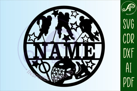 Fly fishing personalized name sign svg laser cut template - So Fontsy