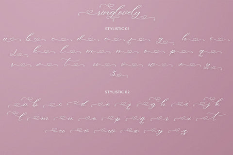 Ringlovely Font Jun Creative 