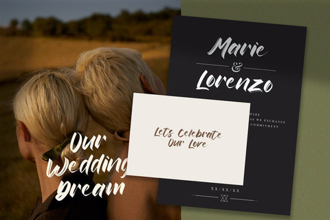 Rinjany - Textured Brush Font Font StringLabs 