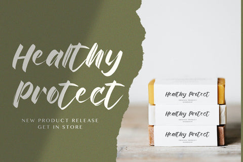 Rinjany - Textured Brush Font Font StringLabs 