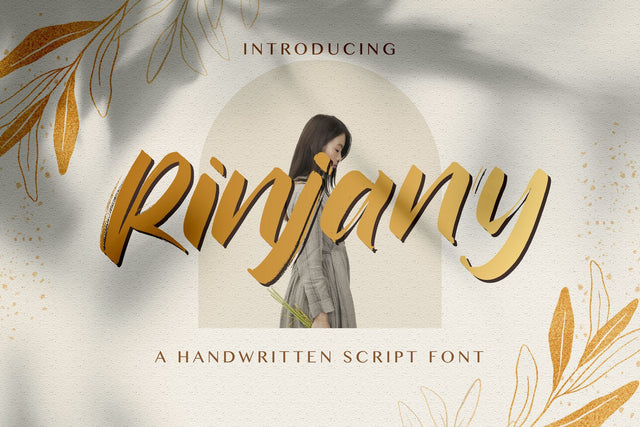 Rinjany - Textured Brush Font Font StringLabs 