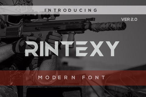 Rintexy Font Font Leamsign Studio 