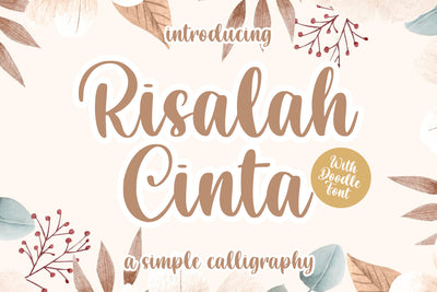 Risalah Cinta Font Abo Daniel Studio 